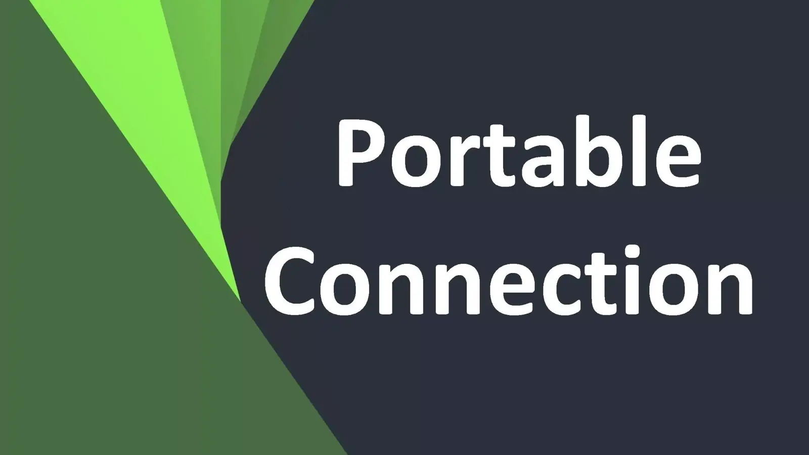 آموزش ساخت کانکشن قابل حمل (Portable Connection) در ویندوز