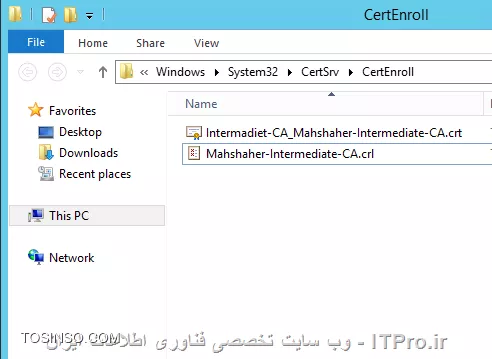 آموزش جامع PKI در مایکروسافت و Active Directory Certificate Services : قسمت دهم