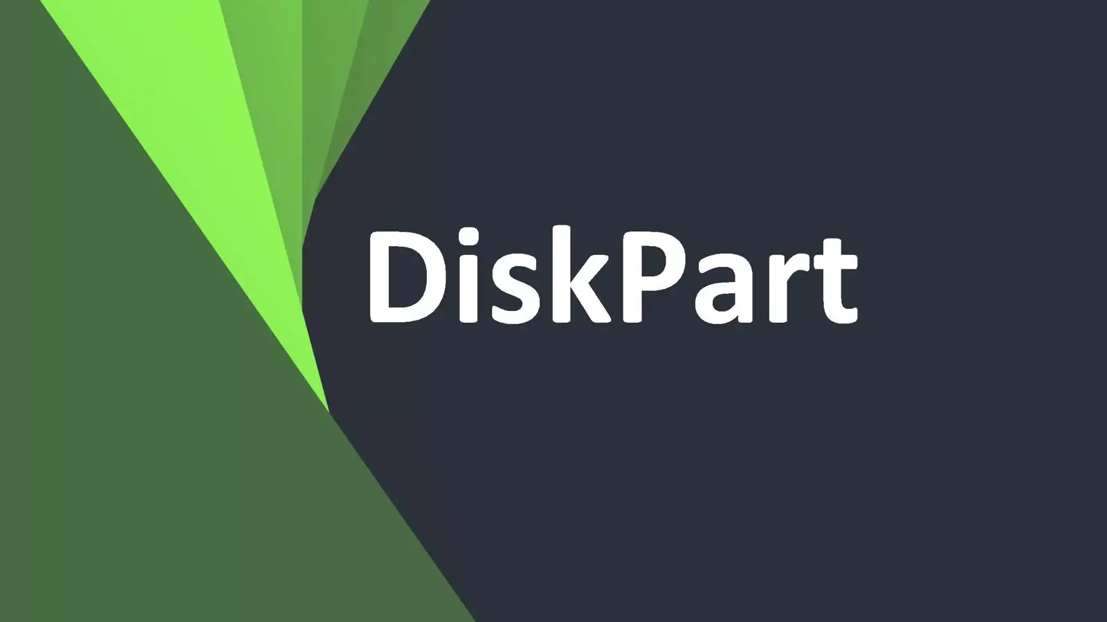 آموزش دستور DiskPart : معرفی مثالهای کاربردی DiskPart