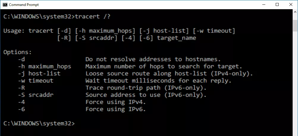 آموزش دستورات شبکه | آموزش دستور Tracert