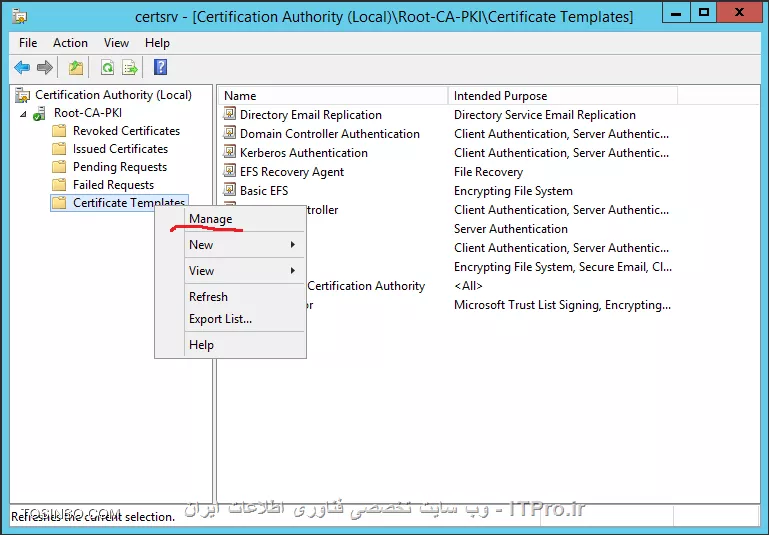 آموزش جامع PKI در مایکروسافت و Active Directory Certificate Services : قسمت چهارم
