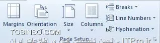 Page Setup Group in Microsoft Office