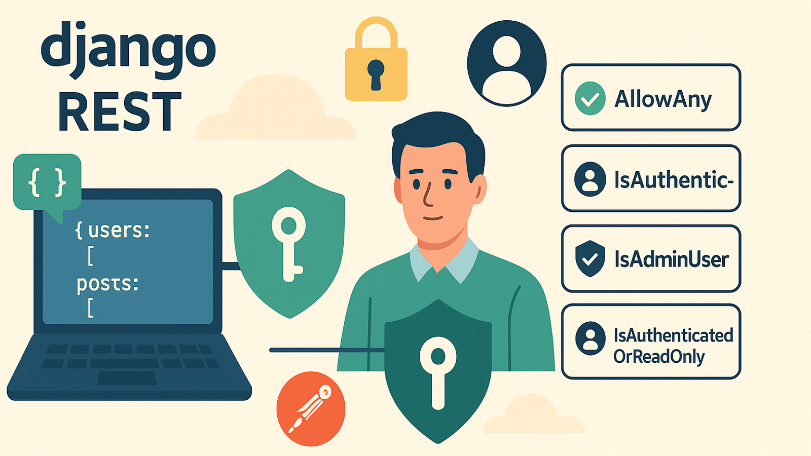 آشنایی با انواع سطوح دسترسی در جنگو رست فریمورک (Permissions)