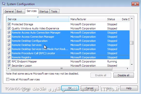 وب سایت توسینسو