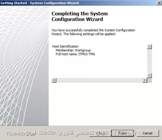 آموزش تصویری و گام به گام Forefront TMG 2010