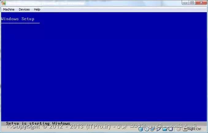 setup is starting windows