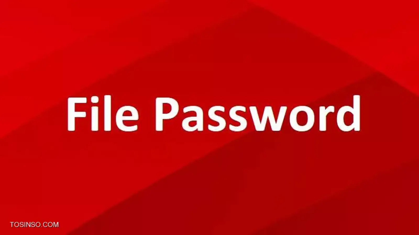 آموزش پسورد گذاشتن روی فایل بدون ابزار جانبی : ساخت رمز برای فایل