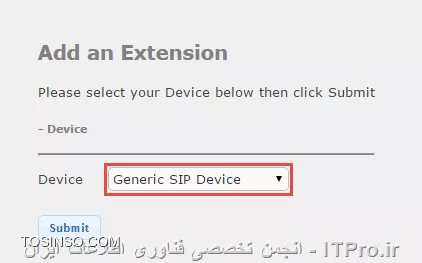 سلام خدمت ITPro های عزیز ، امروز یکی از دوستام ازم خواست که یک داخلی در VoIP که داشت اضافه کنم VoIP که داشت با Elastix راه اندازی شده بود و من با یکم سرچ پیدا کردم و براش اضافه کردم این آموزش رو برای شما عزیزان قرار می دهم امیدوارم لذت ببرید.
1.برای این کار IP سرور Elastix را در مرورگر وارد کرده و پس از نمایش پنجره لاگین به Elastix نام کاربری و رمز عبور خود را مانند تصویر زیر وارد کنید.
||http://tosinso.com/files/get/11bd0115-cb4d-4fbc-b806-ca79d3a5edfb||
2.پس از ورود به محیط کاربری Elastix به منوی PBX بروید.
||http://tosinso.com/files/get/739713e1-5ffb-4677-b21f-a1739ef4201e||
3.از سمت چپ روی گزینه Extensions کلیک کنید.
||http://tosinso.com/files/get/06369769-ac69-4d05-91d1-b43e61900525||
4.از سمت راست در گزینه ها SIP را انتخاب کنید.
||http://tosinso.com/files/get/bbf4bb62-b853-43c5-a487-55cd828fb41a||
5.روی Submit کلیک کنید.
||http://tosinso.com/files/get/dc9b2054-3b43-4e32-8a0f-60f2daa2b834||
6.در قسمت User Extension شماره داخلی و در بخش Display Name نام کاربر را وارد نمایید.
||http://tosinso.com/files/get/db71b374-9a60-4f44-a22e-aaaf4a34f9a6||
7.در قسمت Secret رمز عبور کاربر داخلی برای Register شدن را وارد کنید.
||http://tosinso.com/files/get/1ee85858-7f55-4d57-b732-e0e694e6740d||
8.سپس در پایین ترین بخش روی Submit کلیک کنید.
||http://tosinso.com/files/get/f08063f9-76a5-4bfb-b59e-9439997d1c32||
9.پس از Submit در سمت راست داخلی اضافه می شود.
||http://tosinso.com/files/get/96706b3d-4329-4380-ad9c-83740b2cc18c||
10.در آخرین بخش روی گزینه Apply Config کایک کنید.
||http://tosinso.com/files/get/7ed55b09-b64a-4ae3-8662-5bc65cb978fa||
تبریک می گم داخلی ساخته شد و لازم که برید روی گوشی یا نرم افزار های مربوط به VoIP ان را Register کنید.
موفق باشید
ITPro باشید

نویسنده : محمد جواد صبری
منبع : |جزیره ویپ وب سایت توسینسو::https://tosinso.com/network|
هرگونه نشر و کپی برداری بدون ذکر منبع و نام نویسنده دارای اشکال اخلاقی است