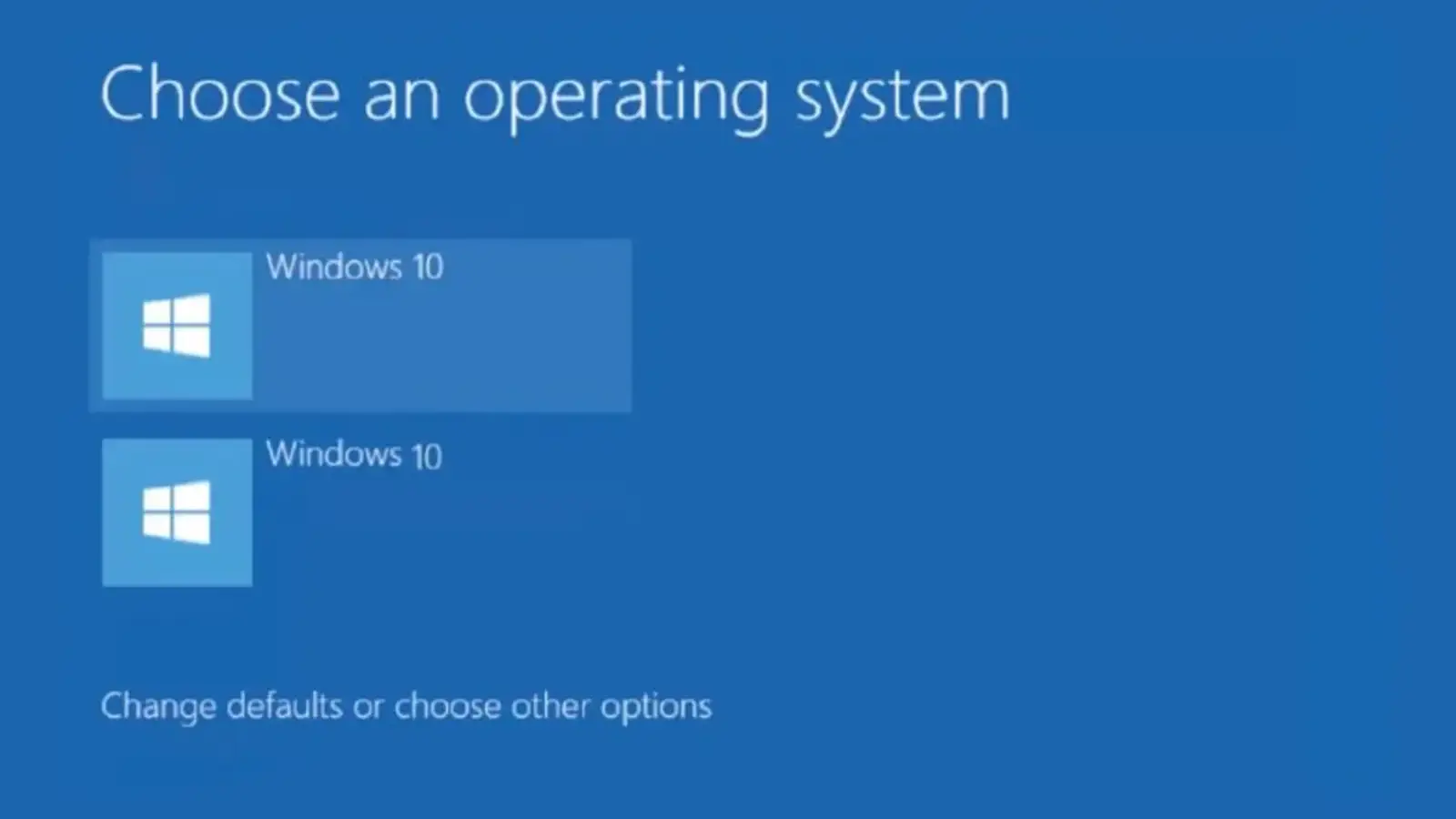مشکل dual boot بعد از نصب ویندوز
