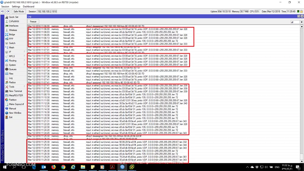 mikrotik firewall