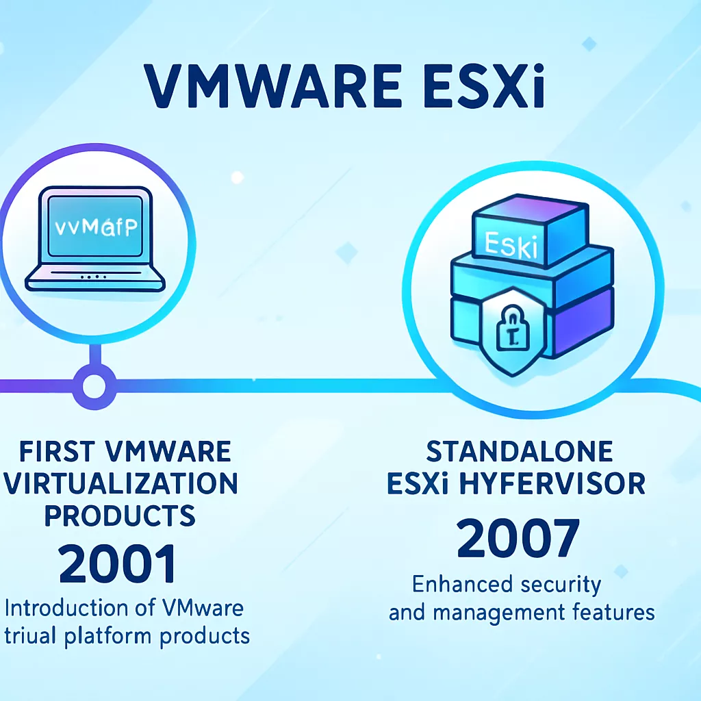 تاریخچه VMware ESXi