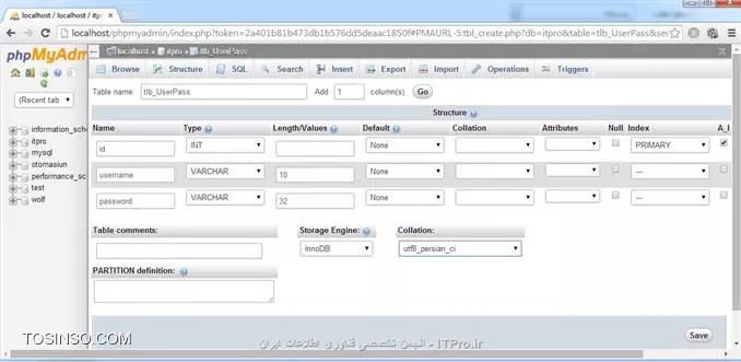 سلام به همگی دوستداران ITPro یه تغییر کوچولو توی روند آموزش ها دادم، از این به بعد در نظر دارم تو همین حین که آموزش های PHP جلو میره یه آموزش کوچیک هم درباره css و jquery  به کارمون اضافه کنم چون php کارا به غیر از اینکه باید به php مسلط باشن باید یه آشنایی خوبی هم با css و jquery داشته باشن . خوب تو این قسمت میخوایم یه دیتابیس با یه جدول واسه سایتمون ایجاد کنیم و با صفحه لاگین سایت وارد وب سایتمون بشیم و بعدش سایت رو از نظر امنیتی تست میکنیم ببینیم قابل نفوذ هست یا نه؟!  در ابتدا میایم یه فولدر بنام CSS توی پوشه اصلی وب سایتمون میسازیم و یه فایل بنام Login.css توش ایجاد میکنیم .کد Login.php (توی فولدر Login) بصورت زیر تغییر میدیم :
<htm>
<!DOCTYPE html PUBLIC -//W3C//DTD XHTML 1.0 Transitional//EN http://www.w3.org/TR/xhtml1/DTD/xhtml1-transitional.dtd>
<html xmlns=http://www.w3.org/1999/xhtml>
<head>
<meta http-equiv=Content-Type content=text/html; charset=utf-8 />

<link rel=stylesheet type=text/css href=CSS/Login.css/>

<title>Login</title>
</head>

<body>

	<div id=SingUp>
    	<ul>
        	<li id=title>
            	PHP-MVC
            </li>
            <li>
            	<input type=button id=Btn_SingUp value=ثبت نام name=Btn_SingUp />
            </li>
        </ul>
    </div>
    <br  /><br  />
    
	<div id=Login>
    	<div id=textbox>
            <ul>
                <li>
                    <input type=text id=txt_User name=txt_User />
                </li>
                <li>
                    <input type=text id=txt_Pass name=txt_Pass />
                </li>
                <li>
                	<input type=submit id=btn_Login name=btn_Login value=ورود />
            	</li>
            </ul>
    	</div>
        
        <div id=label>
            <ul>
                <li>
                    <label>نام کاربری : </label>&nbsp;
                </li>
                <li>
                    <label>رمز عبور : </label>&nbsp;
                </li>
            </ul>
        </div>
        
        <ul>
        	<li id=title>
                <div>
                    PHP-MVC  Login
                </div>
            </li>
        </ul>        
    </div>

</body>

</html>
<htm>
با استفاده از کد زیر (که در بالا اومده)
<htm>
<link rel=stylesheet type=text/css href=CSS/Login.css/>
<htm>
از کدهای Login.css توی Login.php استفاده میکنیم .
در ابتدا یه خروجی میگیریم (فعلاً هیچ قالبی ننوشتیم) :
||https://tosinso.com//files/get/baa4a88b-2da0-4fa1-8a3f-8d4587e0f8e3||
کد Login.css :
<css>
#SingUp, #Login
{
	border: 1px solid;
	margin: 0 auto;
}

#SingUp
{
	height: 90px;
}

#Login
{
	width: 550px;
}

#SingUp ul, #Login ul
{
	list-style: none;
}

#SingUp li
{
	float: left;
}
<css>
توی خط اول کد گفتم که یه کادر واسه دو تگ <div> بنامهای SingUp, #Login# بزاره و خط دوم هم margin برابر مقدار auto 0 قرار دادم چون میخوایم این دو تگ وسط صفحه قرار بگیرن .
زمانی که از تگ <ul> استفاده میکنیم، کنار مقادیر توی این تگ، یه مربع یا دایره قرار میگیره و چون نمیخوایم این مربع یا دایره نمایش داده بشن باید خاصیت list-style برابر none قرار بدیم .
اگه خواستیم مقادیر تگ <ul> بصورت افقی نمایش داده بشن باید خاصیت float تنظیم کنیم . ( که من این خاصیت برابر left تنظیم کردیم یعنی مقادیر از سمت چپ به راست بصورت افقی نمایش داده بشن ) 
و حالا یه خروجی دیگه میگیریم :
||https://tosinso.com//files/get/217befcb-8d0f-4f3c-bd43-06c9618cf017||
خوب حالا قسمت هایی رو باید تغییر بدیم :
<css>
#SingUp
{
	height: 90px;
	background-color: #6260b6;
}

#Login
{
	width: 550px;
	height: 200px;
	border: 1px solid;
	border-radius: 5px;
	border-color: #999;
}
<css>
با استفاده از خاصیت border-radius میتونیم گوشه های کادر  رو هلال کنیم .
اگه خواستید رنگهایی اختصاصی توی قالب سایت استفاده کنید میتونید برنامه فوتوشاپ باز کنید و رنگ خودتونو انتخاب کنید به صورت شکل زیر :
||https://tosinso.com//files/get/c38ce87b-4c19-49c1-b94b-50353575b8c2||
که من مقدار 6260b6 (که توی شکل معلومه) واسه خاصیت background-color قرار دادم .
سپس کدهای زیر رو اضافه میکنیم :
<css>
#SingUp #title
{
	font-size: 30px;
	font-weight: bold;
	color: #FFF;
	margin-right: 40px; 
	margin-left: 100px;
}
#Login #textbox
{
	position: absolute;
	margin: 45px 0 0 170px;	
}

#Login #label
{
	position: absolute;
	margin: 50px 0 0 80px;
}
<css>
با استفاذه از خاصیت margin یه فاصله میزارم سمت راست و چپ متن PHP-MVC (مقدار PHP-MVC توی تگ <div> با id بنام title قرار داده، توی کدایی که نوشتین معلومه).

یه خروجی میگیریم :
||https://tosinso.com//files/get/1891caf3-cfb8-4bb0-8203-d4c2a2e78566||
و حالا دوباره یه تغییر کوچیک میدیم :
<css>
#SingUp, #Login
{
	/*border: 1px solid;*/
	margin: 0 auto;
}
<css>
خوب حالا این کدهارو هم اضافه میکنیم :
<css>
#SingUp #Btn_SingUp
{
	background-color: #168500;
	border: 1px solid #999;
	width: 70px;
	height: 30px;
	color: #FFF;
	font-weight: bold;
	cursor: pointer;
}
<css>
خط آخر کد واسه این هست که هر وقت کاربر اشاره گر موس روی دکمه ثبت نام بگیره شکل اشاره گر (از شکل پیشفرض خودش یعنی فلش) تغییر کنه به شکل دست . 
کد زیر به قسمت SingUp #title# اضافه میکینم :
<css>
text-shadow: 0.5px 0.5px 5px #000;
<css>
کد زیر به قسمت SingUp #Btn_SingUp# اضافه میکینم :
<css>
text-shadow: 0px 0px 10px #FFF;
<css>
زمانی که بخوایم واسه متن سایه بزاریم از text-shadow استفاده میکنیم .
این تکه کد به کدهامون اضافه میکنیم :
<css>
#Login ul
{
	padding: 0;
}
<css>
کد بالا تمام فاصله های درون تگ <ul> (فاصله از بالا ، پایین ، چپ و راست) صفر میکنه .
یه خروجی میگیریم ببینیم چطور شد :
||https://tosinso.com//files/get/b67f1d57-2b8d-4325-9887-8c6d1190e7a5||
خوب این تکه کد باید تغییر بدیم :
<css>
#SingUp li
{
	float: left;
	margin-top: 20px;
}
<css>
حالا کدهای زیرو هم به کدامون اضافه میکنیم :
<css>
#Login #title
{
	border-bottom: 1px solid #999;
	margin: 0 20px 30px 20px;
}

#Login #title div
{
	color: #4d279c;
	font-weight: bold;
	padding-bottom: 5px;
}
<css>
با استفاده از خط اول، یه خط زیر میزازیم واسه پایین متن  PHP-MVC Login . توی خط دوم میایم یه فاصله 20px میزاریم از چپ و راست و از بالا فاصله صفر میزاریم و از پایین هم فاصله 30px میزاریم .
بعدش با استفاده از خاصیت padding-bottom یه فاصله 5px میزاریم بین متن PHP-MVC Login و خط زیر متن . 
حالا یه خروجی دیگه میگیریم .
||https://tosinso.com//files/get/6efa6362-4b43-4889-a7ff-1620f2951d3c||
خوب حالا این کدهارو هم اضافه میکنیم به کدهایی که تا الان نوشتیم :
<css>
#Login label
{
	color: #615f64;
}

#Login #label li
{
	margin-bottom: 5px;
}

#Login #textbox #txt_Pass
{
	margin-top: 5px;
}

#Login #textbox #btn_Login
{
	margin-top: 12px;
	background-color: #005caa;
	border: 1px solid #000;
	color: #FFF;
	width: 50px;
	height: 27px;
	font-weight: bold;
	margin-left: 3px;
}
<css>
حالا یه خروجی میگیریم ببینیم چطوری شد:
||https://tosinso.com//files/get/4463dd9f-3b94-48e5-a867-a71de1752d18||
تمام کد هایی که تا الان توی فایل Login.css نوشتیم :
<css>
#SingUp, #Login
{
	/*border: 1px solid;*/
	margin: 0 auto;
}

#SingUp
{
	height: 90px;
	background-color: #6260b6;
}

#SingUp #Btn_SingUp
{
	background-color: #168500;
	border: 1px solid #999;
	width: 70px;
	height: 30px;
	color: #FFF;
	font-weight: bold;
	cursor: pointer;
	
	text-shadow: 0px 0px 10px #FFF;
}

#SingUp #title
{
	font-size: 30px;
	font-weight: bold;
	color: #FFF;
	margin-right: 40px; 
	margin-left: 100px;
	
	text-shadow: 0.5px 0.5px 5px #000;
}

#SingUp ul, #Login ul
{
	list-style: none;
}

#SingUp li
{
	float: left;
	margin-top: 20px;
}

#Login
{
	width: 550px;
	height: 200px;
	border: 1px solid;
	border-radius: 5px;
	border-color: #999;
}

#Login #textbox
{
	position: absolute;
	margin: 45px 0 0 170px;	
}

#Login #label
{
	position: absolute;
	margin: 50px 0 0 80px;
}

#Login ul
{
	padding: 0;
}

#Login #title
{
	border-bottom: 1px solid #999;
	margin: 0 20px 30px 20px;
}

#Login #title div
{
	color: #4d279c;
	font-weight: bold;
	padding-bottom: 5px;
}

#Login label
{
	color: #615f64;
}

#Login #label li
{
	margin-bottom: 5px;
}

#Login #textbox #txt_Pass
{
	margin-top: 5px;
}

#Login #textbox #btn_Login
{
	margin-top: 12px;
	background-color: #005caa;
	border: 1px solid #000;
	color: #FFF;
	width: 50px;
	height: 27px;
	font-weight: bold;
	margin-left: 3px;
}
<css>

خوب تا اینجا یه قالب در حد معمولی واسه صفحه Login.php درست کردیم، حالا میایم کدهایی مینویسیم واسه وصل شدن به دیتابیس و استفاده از داده های جداول دیتابیس.
روی Wamp (کنار ساعت سیستم) کلیک میکنیم (البته اگه از برنامه Wamp استفاده میکنید) و PhpMyAdmin انتخاب میکنیم یا لینک زیر توی url وارد میکنیم و enter میزنیم .
<left>
http:////localhost//phpmyadmin 
<left>
یه دیتابیس به نام ITPro میسازیم و فعلاً یه جدول هم بنام tlb_UserPass هم واسه جدول نام کاربری و پسورد میسازیم بصورت زیر .
بعد از اینکه صفحه phpmyadmin باز کردیم به تب database میریم :
||https://tosinso.com//files/get/0b200874-4a14-4f6e-9f44-8051148ed0cc||
بصورت بالا یه دیتابیس به نام ITPro ایجاد میکنیم، سپس روی نام ITPro در سمت چپ کلیک میکنیم :
||https://tosinso.com//files/get/6b5df272-55c3-4ead-abd8-80a6aa6772fb||
جدولی به نام tlb_UserPass با سه ستون ایجاد میکنیم .
||https://tosinso.com//files/get/be0692d1-0208-428c-bee8-c905569bfeb1|| 
سه ستون بنامهای id , username , password ایجاد میکینم که چون میخوایم پسوردهایی که توی دیتابیس ذخیره میشه MD5 بشن بخاطر همین طولشو 32 گذاشتم و نام کاربری هم حداکثر باید 10 کاراکتر باشه (که این اختیاری هست) و مقدار collation هم گذاشتم utf8_persian، تا مقادیر فارسی هم بتونیم توی جدول وارد کنیم .  
خوب دیتابیس و جدولمونو ساختیم میریم سر وقت کدنویسی.
در ابتدا یه فایل بنام  Login_Model.php توی فولدر Models ایجاد میکنیم و کلاس Login_Model توش تعریف میکنیم :
کد Login_Model.php :
<php>
<?php

class Login_Model 
{
	function __construct()
	{
	}
	
	function run()
	{
		$link = mysql_connect('localhost', 'root', 'mr_prog');
		if (!$link) {
			die('Could not connect: ' . mysql_error());
		}
		$db_selected = mysql_select_db('ITPro', $link);
		if (!$db_selected) {
			die ('Can\'t use user_pass : ' . mysql_error());
		}
		
		$user = $_POST[txt_User];
		$pass = md5($_POST[txt_Pass]);
		$sql = select * from tlb_UserPass where username='{$user}' and password='{$pass}';
		$result = mysql_query($sql);
		if (!$result) {
			die ('Invalid query : ' . mysql_error());
		}
		
		if($row = mysql_fetch_row($result))
		{
			echo <br>welcome;
		}
		else
		{
			echo <br>Invalid Username Or Password;
		}
		die();
	}
}
<php>
یه تابع بنام run ایجاد میکنیم که توی خط اولش با استفاده از تابع mysql_connect به phpmyadmin وصل میشیم (در اینجا root و mr__prog به ترتیب یوزر و پسورد اکانت من هست  که باهاش وارد phpmyadmin میشم)
که توی خط بعدی گفتم اگه نتونیم به phpmyadmin وصل بشیم بهمون خطا بده، با استفاده از تابع mysql_select_db هم دیتابیس انتخاب می کنیم که توی خط بعد از اینم گفتم اگه مشکلی با  ارتباط به دیتابیس بوجود اومد بهمون خطا بده .
یورز و پسوردی که از کاربر میگیریم رو توی متغیر میریزیم و پسورد رو هم MD5 میکنیم . خط بعدی هم Query نوشتیم که گفتیم توی جدول بگرده و نسبت به ورودی ها (یعنی همون یوزر و پسورد) به ما نتیجه رو برگردونه که باز توی خط بعدی هم گفتیم اگه مشکلی توی Query بود و نتونست Query اجرا کنه بهمون خطا بده، سپس توی خط بعدی با استفاده از تابع mysql_fetch_row نتیجه Query رو توی یه متغیر بنام row$ میریزیم (خروجی آرایه هست) حالا اگه Query چیزی برامون برگردوند که تابع mysql_fetch_row تمام رکوردها رو توی متغیر row$ میریزه وگرنه چیزی توی متغیر ریخته نمیشه پس اگه یوزر و پسورد درست باشه به ما پیغام Welcome و اگه اشتباه باشه به ما پیغام Invalid Username Or Password میده حالا میایم یه تست میکینم البته قبلش باید یه تغییر توی کلاس Login بدیم :
کد Login.php (توی فولدر Controllers) :
<php>
<?php

class Login extends Controller
{
	function __construct()
	{
		parent::__construct();
		
		$this->view->Render(Login/index);
	}
	
	function run()
	{
		require(models/Login_Model.php);
		
		$L_M = new Login_Model();
		$L_M->run();
	}
}
<php>
که من یه تابع بنام run نوشتم و توش یه شی از کلاس Login_Model ایجاد کردم و تابع run توی کلاس  Login_Model  فراخوانی کردم .
حالا باید یه تغییراتی هم توی کد Index.php (که توی فولدر Login هست) بدیم، یه تگ <form> باز میکنیم و تگ <div> با id بنام Login رو توش قرار میدیم بصورت زیر :
<htm>
<form id=form_login name=form_login method=post action=Login/run >
	<div id=Login>
    		.
            .
            .
	</div>
</form>
<htm>
 خوب حالا کدهای کلاس Login_Model رو بصورت زیر تغییر میدیم :
دقت کنید زمانی که کاربر یوزر و پسورد خودشو وارد میکنه و روی دکمه ورود کلیک میکنه، تابع run از کلاس Login فراخوانی میشه یعنی اطلاعات (یوزر و پسورد) به این تابع فرستاده میشه .
در ضمن قبل از اجرای کدها، phpmyadmin رو باز کنید و توی جدول tlb_userpass یک یا چندتا یوزر و پسورد ذخیره کنید و پسوردی هم که ذخیره میکنید باید قبلش تبدیلش کنید به MD5 بعد ذخیرش کنید، خوب حالا میایم یه تست میکنیم ببینیم جواب میده یا نه ؟!!
||https://tosinso.com//files/get/23321b86-aa9e-48b8-8f4f-7f1026fb1600||
||https://tosinso.com//files/get/fc42ad59-c9e6-430a-9846-d0692a726583||
یوزر و پسورد وارد میکنیم و حالا میبینید که بهمون welcome داد پس یعنی همه چی درسته حالا پسورد اشتباه میدم ببینم چطور میشه :
||https://tosinso.com//files/get/1a927b12-9d7a-478d-8895-a306ac5fa5fd||
||https://tosinso.com//files/get/f827d3da-928b-4ee6-9fe1-68855d2aea0b||
میبینید که بهمون پیغام Invalid Username Or Password داد پس داره درست کار میکنه ولی اینجا یه سوالی پیش میاد که آیا این کدی که من الان نوشتم به درد بخور هست یا نه؟ 
یعنی یه هکر میتونه سایت منو هک کنه یا نمیتونه؟!!!!
یوزر رو   admin' or '0'='1  و پسورد رو هرچی خواستید وارد کنید (مثلاً alaki)
امتحان میکنیم....
||https://tosinso.com//files/get/f156b2da-42f0-4274-825d-6f540e0d3388||
||https://tosinso.com//files/get/9bdda32e-4ff7-49dc-bb7d-c035b62b7def||
چی شد؟؟ هکر راحت تونست بدون اینکه پسورد منو بدونه تنها با در دست داشتن یوزر من وارد سایت بشه!! حتی هکر یه جور دیگه هم میتونه اطلاعات رو وارد کنه یعنی بدون اینکه یوزر منو داشته باشه وارد سایت بشه بصورت زیر :
یوزر رو   #'alaki' or '1'='1  و پسورد رو هرچی خواستید وارد کنید (مثلاً alaki)
کاراکتر # یعنی هرچی بعد از این کاراکتر میاد به عنوان Comment یا توضیحات در نظر بگیر .
||https://tosinso.com//files/get/ae993aee-e753-4251-8c47-0631d93b37c1||
||https://tosinso.com//files/get/ac397c09-4c88-422d-a2e3-31746122b0b6||
میبییند که بازم وارد سایت شدیم حتی با اینکه نه یوزر داشتم نه پسورد، به این روش هک SqlInjection میگن که البته این یه نمونه از sqlinject بود که بهتون گفتم، راه های دیگه ای هم وجود داره که در آموزش های بعدی با باگهای دیگه هم آشنا میشیم و رفعشون میکنیم .امیدوارم از این قسمت هم استفاده لازم برده باشید، میخواستم تو این قسمت کمی درباره JQuery بگم ولی خوب آموزش خیلی طولانی شد، ایشالله توی آموزش بعدی هم این باگ رو برطرف میکنیم هم کمی درباره JQuery توضیح میدم .

نویسنده : مهدی رزمجویی
منبع : |جزیره طراحی و توسعه وب وب سایت توسینسو::https://tosinso.com/web|
هرگونه نشر و کپی برداری بدون ذکر منبع و نام نویسنده دارای اشکال اخلاقی می باشد