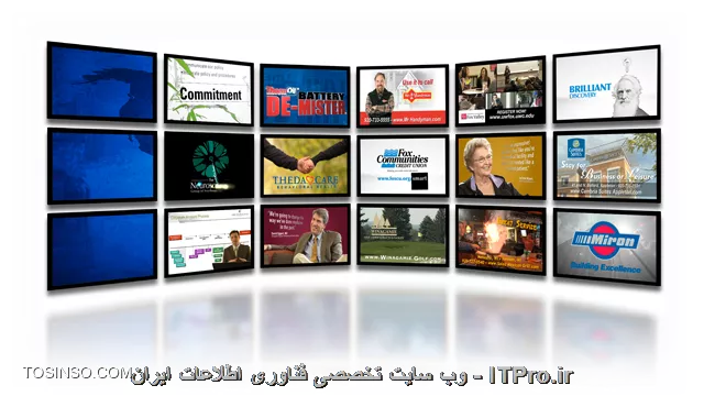 ||https://tosinso.com/files/get/be48076e-e785-4173-b3a4-c3b8658a8aee||
Digital Signage به معنای علامت های دیجیتال هست اما خوب همو نانگلیسی بهتر هست بگیم مثال این سیستم در فرودگاه ها هست.همون تلوزیون های نمایش وضعیت پرواز ها سیستم Digital Signage یک سامانه نرم­افزاری است که می تواند از یک پایگاه مرکزی، محتوای پخش شده روی تعداد نامحدودی از نمایشگرها را به طور زنده و در لحظه مدیریت و نظارت کند. این نمایشگرها می توانند در نقاط مختلفی از شهر، کشور و یا حتی جهان پراکنده شده باشند؛ تنها کافی است که با توجه به حساسیت ها و سیاست های ارگان مورد نظر، ساختار ارتباطی مناسب بین سامانه مدیریتی و نمایشگرها تعریف شده باشد. محتوای پخش شده روی پنل­های نمایشی می توانند انواع محتواهای دیجیتال (فیلم HD/SD، تیزر تبلیغاتی، فایل­های Flash، Power Point، زیرنویس و تمامی فرمت­های دیگر نمایشی) ، عکس، سایت اینترنتی، فیدهای RSS، سر خط خبرها، نمایشگرهای ترافیکی و آلودگی هوا، نقشه­های شهری و ... باشند که مدیریت محتوای آن از راه دور در مرکز کنترل و مانیتورینگ به سادگی صورت می­پذیرد. 

به نحوی که هر یک از پنل­ها در لحظه و بدون هیچ محدودیتی قابلیت ویرایش توسط کاربر در مرکز کنترل را دارند. به این ترتیب با ایجاد یک بستر امن برای ارتباط بین پایگاه مرکزی و نمایشگرها، می توان قابلیت فوق العاده ای را برای سازمان استفاده کننده از این سیستم فراهم کرد که در لحظه محتوای دلخواه را روی نمایشگر خود پخش کند یا محتوای در حال پخش روی هر یک از نمایشگرهای خود را کنترل کند. ضمنا می توان اختیار ایجاد تغییرات، با نظارت دستگاه مرکزی، را به بیرون از ارگان واگذار کرد. مثلا می توان راهکاری را تعریف کرد که در آن تمام شرکت هایی که مسئولیت جذب تبلیغات برای ارگانی مانند شهرداری یا مترو و ... را دارند، محتواهای خود را برای پخش روی تعداد معینی نمایشگر، به پایگاه مرکزی ارسال کنند و این محتواها پس از تایید پایگاه مرکزی روی نمایشگرها پخش شود. به این ترتیب فضای ایجاد شده روی تابلوها را می توان چندین برابر کرده یا حتی بین شرکت های تامین کننده محتوا و تبلیغات رقابت دائمی ایجاد کرد.

||https://tosinso.com/files/get/20d85d88-c730-46ee-8aea-cc6373158444||

از پیشتازان این حوضه میشه به سیسکو اشاره کرد.از مزایای مهم این سیستم قابلیت تطابق کامل با سامانه­های تعاملی است. در این سامانه­ها کاربر می تواند از طریق یک سیستم اینتراکتیو (touch screen) با سیستم ارتباط برقرار کند و لذا ارتباط کاربر با سیستم به صورت دو طرفه در می آید. به این ترتیب می توان دنیایی از کاربردهای جذاب و مفید را به سیستم اضافه کرد. مانند نقشه ها و مسیریاب­های اینتراکتیو، سامانه­های اطلاع­رسانی مانند کتاب اول، ایستگاه­های خدمات الکترونیک مانند دسترسی به اینترنت و ...

||https://tosinso.com/files/get/e4b43218-af62-4c0f-bfd0-38a4196bfbcf||

!!! حالا کاربردش چیه برای تبلیغات؟
--
سیستم  Digital signage  را میتوان برای کاربرد های متفاوتی مورد استفاده قرار داد . به تعبیر ساده این سیستم یک ارگان تبلیغاتی و روابط عمومی کامل با امکانات و سرعت بسیار بالا و هزینه اندک است . به طوری که تنها با یکبار هزینه کردن روی پیاده سازی این زیرساخت  میتوان  در آن واحد هزاران درگاه پخش را مدیریت  کرد و به  هریک یا هر گروه از آنها یک برنامه و محتوای مشخص برای پخش داد. همچنین میتوان با ایجاد یک بستر تعاملی دوطرفه با کاربران دنیایی از کاربردهای دو طرفه  مانند کسب نظرات مشتریان و سفارش مستقیم و...  ایجاد نمود. بدین ترتیب جذابیت سیستم برای مخاطب  چندین برابر خواهد شد . به دلیل اینکه محتوای پخش شده روی سیستم کاملا قابل مدیریت است میتوان صفحه نمایش را به چندین قسمت تقسیم کرد و بدین ترتیب در هر قسمت محتوای خاصی بر مبنای اطلاع رسانی یا تبلیغات پخش نمود ، که این امر باعث  جذب مشتری و همچنین ارایه تبلیغات متفاوت و در نتیجه در آمد زایی بیشتر میشود.
||https://tosinso.com/files/get/b1d66e25-7502-4250-ba8a-5c39aaa67a8f||