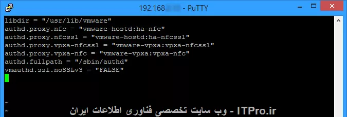 Version veeam بايد حداقل ٨ آپديت ٢ باشه و در ضمن sslv3 رو هم در esxi فعال كني،
<c#>
1.) Connect via SSH (Note SSH is not enabled by default on ESXi)

2.) Type vi /etc/vmware/config at the command prompt

3.) Find some space and press i then Enter to edit the file then add the following line:
vmauthd.ssl.noSSLv3 = “FALSE”

4.) Hit ESC and then type :x and Enter to exit saving the changes

5.) Then use the following command to restart the rhttpproxy service:
/etc/init.d/rhttpproxy restart

6.) Type exit to exit the SSH session
<c#>
||http://network.tosinso.com/files/get/bea728df-cc10-4ee7-ae5c-77d525fcfbd1||