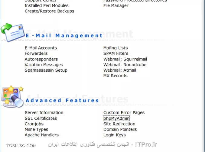 هاست ازاینجا خریدم
mihanhosting.net

دامنه هم خریدم....

از پنل direct admin  استفاده میکنم.....
وقتی ازصفحه اصلی میخام برم وارد phpmyadmin بشم بهم میگه پسورد و یوزر بده

||http://web.tosinso.com/files/get/bf6854f6-a007-482f-a947-cb9cf004faef||
||http://web.tosinso.com/files/get/1cf213e9-14dc-4c8f-a0d8-1844dbfcf62a||
