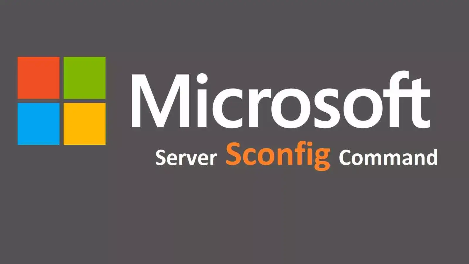 آموزش استفاده از دستور SConfig در ویندوز سرور