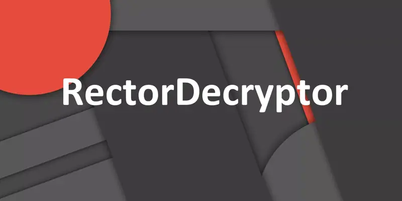 آموزش حذف تروجان Rector توسط RectorDecryptor