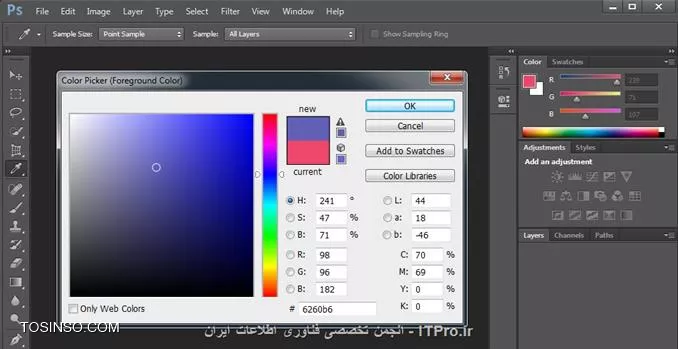 سلام به همگی دوستداران ITPro یه تغییر کوچولو توی روند آموزش ها دادم، از این به بعد در نظر دارم تو همین حین که آموزش های PHP جلو میره یه آموزش کوچیک هم درباره css و jquery  به کارمون اضافه کنم چون php کارا به غیر از اینکه باید به php مسلط باشن باید یه آشنایی خوبی هم با css و jquery داشته باشن . خوب تو این قسمت میخوایم یه دیتابیس با یه جدول واسه سایتمون ایجاد کنیم و با صفحه لاگین سایت وارد وب سایتمون بشیم و بعدش سایت رو از نظر امنیتی تست میکنیم ببینیم قابل نفوذ هست یا نه؟!  در ابتدا میایم یه فولدر بنام CSS توی پوشه اصلی وب سایتمون میسازیم و یه فایل بنام Login.css توش ایجاد میکنیم .کد Login.php (توی فولدر Login) بصورت زیر تغییر میدیم :
<htm>
<!DOCTYPE html PUBLIC -//W3C//DTD XHTML 1.0 Transitional//EN http://www.w3.org/TR/xhtml1/DTD/xhtml1-transitional.dtd>
<html xmlns=http://www.w3.org/1999/xhtml>
<head>
<meta http-equiv=Content-Type content=text/html; charset=utf-8 />

<link rel=stylesheet type=text/css href=CSS/Login.css/>

<title>Login</title>
</head>

<body>

	<div id=SingUp>
    	<ul>
        	<li id=title>
            	PHP-MVC
            </li>
            <li>
            	<input type=button id=Btn_SingUp value=ثبت نام name=Btn_SingUp />
            </li>
        </ul>
    </div>
    <br  /><br  />
    
	<div id=Login>
    	<div id=textbox>
            <ul>
                <li>
                    <input type=text id=txt_User name=txt_User />
                </li>
                <li>
                    <input type=text id=txt_Pass name=txt_Pass />
                </li>
                <li>
                	<input type=submit id=btn_Login name=btn_Login value=ورود />
            	</li>
            </ul>
    	</div>
        
        <div id=label>
            <ul>
                <li>
                    <label>نام کاربری : </label>&nbsp;
                </li>
                <li>
                    <label>رمز عبور : </label>&nbsp;
                </li>
            </ul>
        </div>
        
        <ul>
        	<li id=title>
                <div>
                    PHP-MVC  Login
                </div>
            </li>
        </ul>        
    </div>

</body>

</html>
<htm>
با استفاده از کد زیر (که در بالا اومده)
<htm>
<link rel=stylesheet type=text/css href=CSS/Login.css/>
<htm>
از کدهای Login.css توی Login.php استفاده میکنیم .
در ابتدا یه خروجی میگیریم (فعلاً هیچ قالبی ننوشتیم) :
||https://tosinso.com//files/get/baa4a88b-2da0-4fa1-8a3f-8d4587e0f8e3||
کد Login.css :
<css>
#SingUp, #Login
{
	border: 1px solid;
	margin: 0 auto;
}

#SingUp
{
	height: 90px;
}

#Login
{
	width: 550px;
}

#SingUp ul, #Login ul
{
	list-style: none;
}

#SingUp li
{
	float: left;
}
<css>
توی خط اول کد گفتم که یه کادر واسه دو تگ <div> بنامهای SingUp, #Login# بزاره و خط دوم هم margin برابر مقدار auto 0 قرار دادم چون میخوایم این دو تگ وسط صفحه قرار بگیرن .
زمانی که از تگ <ul> استفاده میکنیم، کنار مقادیر توی این تگ، یه مربع یا دایره قرار میگیره و چون نمیخوایم این مربع یا دایره نمایش داده بشن باید خاصیت list-style برابر none قرار بدیم .
اگه خواستیم مقادیر تگ <ul> بصورت افقی نمایش داده بشن باید خاصیت float تنظیم کنیم . ( که من این خاصیت برابر left تنظیم کردیم یعنی مقادیر از سمت چپ به راست بصورت افقی نمایش داده بشن ) 
و حالا یه خروجی دیگه میگیریم :
||https://tosinso.com//files/get/217befcb-8d0f-4f3c-bd43-06c9618cf017||
خوب حالا قسمت هایی رو باید تغییر بدیم :
<css>
#SingUp
{
	height: 90px;
	background-color: #6260b6;
}

#Login
{
	width: 550px;
	height: 200px;
	border: 1px solid;
	border-radius: 5px;
	border-color: #999;
}
<css>
با استفاده از خاصیت border-radius میتونیم گوشه های کادر  رو هلال کنیم .
اگه خواستید رنگهایی اختصاصی توی قالب سایت استفاده کنید میتونید برنامه فوتوشاپ باز کنید و رنگ خودتونو انتخاب کنید به صورت شکل زیر :
||https://tosinso.com//files/get/c38ce87b-4c19-49c1-b94b-50353575b8c2||
که من مقدار 6260b6 (که توی شکل معلومه) واسه خاصیت background-color قرار دادم .
سپس کدهای زیر رو اضافه میکنیم :
<css>
#SingUp #title
{
	font-size: 30px;
	font-weight: bold;
	color: #FFF;
	margin-right: 40px; 
	margin-left: 100px;
}
#Login #textbox
{
	position: absolute;
	margin: 45px 0 0 170px;	
}

#Login #label
{
	position: absolute;
	margin: 50px 0 0 80px;
}
<css>
با استفاذه از خاصیت margin یه فاصله میزارم سمت راست و چپ متن PHP-MVC (مقدار PHP-MVC توی تگ <div> با id بنام title قرار داده، توی کدایی که نوشتین معلومه).

یه خروجی میگیریم :
||https://tosinso.com//files/get/1891caf3-cfb8-4bb0-8203-d4c2a2e78566||
و حالا دوباره یه تغییر کوچیک میدیم :
<css>
#SingUp, #Login
{
	/*border: 1px solid;*/
	margin: 0 auto;
}
<css>
خوب حالا این کدهارو هم اضافه میکنیم :
<css>
#SingUp #Btn_SingUp
{
	background-color: #168500;
	border: 1px solid #999;
	width: 70px;
	height: 30px;
	color: #FFF;
	font-weight: bold;
	cursor: pointer;
}
<css>
خط آخر کد واسه این هست که هر وقت کاربر اشاره گر موس روی دکمه ثبت نام بگیره شکل اشاره گر (از شکل پیشفرض خودش یعنی فلش) تغییر کنه به شکل دست . 
کد زیر به قسمت SingUp #title# اضافه میکینم :
<css>
text-shadow: 0.5px 0.5px 5px #000;
<css>
کد زیر به قسمت SingUp #Btn_SingUp# اضافه میکینم :
<css>
text-shadow: 0px 0px 10px #FFF;
<css>
زمانی که بخوایم واسه متن سایه بزاریم از text-shadow استفاده میکنیم .
این تکه کد به کدهامون اضافه میکنیم :
<css>
#Login ul
{
	padding: 0;
}
<css>
کد بالا تمام فاصله های درون تگ <ul> (فاصله از بالا ، پایین ، چپ و راست) صفر میکنه .
یه خروجی میگیریم ببینیم چطور شد :
||https://tosinso.com//files/get/b67f1d57-2b8d-4325-9887-8c6d1190e7a5||
خوب این تکه کد باید تغییر بدیم :
<css>
#SingUp li
{
	float: left;
	margin-top: 20px;
}
<css>
حالا کدهای زیرو هم به کدامون اضافه میکنیم :
<css>
#Login #title
{
	border-bottom: 1px solid #999;
	margin: 0 20px 30px 20px;
}

#Login #title div
{
	color: #4d279c;
	font-weight: bold;
	padding-bottom: 5px;
}
<css>
با استفاده از خط اول، یه خط زیر میزازیم واسه پایین متن  PHP-MVC Login . توی خط دوم میایم یه فاصله 20px میزاریم از چپ و راست و از بالا فاصله صفر میزاریم و از پایین هم فاصله 30px میزاریم .
بعدش با استفاده از خاصیت padding-bottom یه فاصله 5px میزاریم بین متن PHP-MVC Login و خط زیر متن . 
حالا یه خروجی دیگه میگیریم .
||https://tosinso.com//files/get/6efa6362-4b43-4889-a7ff-1620f2951d3c||
خوب حالا این کدهارو هم اضافه میکنیم به کدهایی که تا الان نوشتیم :
<css>
#Login label
{
	color: #615f64;
}

#Login #label li
{
	margin-bottom: 5px;
}

#Login #textbox #txt_Pass
{
	margin-top: 5px;
}

#Login #textbox #btn_Login
{
	margin-top: 12px;
	background-color: #005caa;
	border: 1px solid #000;
	color: #FFF;
	width: 50px;
	height: 27px;
	font-weight: bold;
	margin-left: 3px;
}
<css>
حالا یه خروجی میگیریم ببینیم چطوری شد:
||https://tosinso.com//files/get/4463dd9f-3b94-48e5-a867-a71de1752d18||
تمام کد هایی که تا الان توی فایل Login.css نوشتیم :
<css>
#SingUp, #Login
{
	/*border: 1px solid;*/
	margin: 0 auto;
}

#SingUp
{
	height: 90px;
	background-color: #6260b6;
}

#SingUp #Btn_SingUp
{
	background-color: #168500;
	border: 1px solid #999;
	width: 70px;
	height: 30px;
	color: #FFF;
	font-weight: bold;
	cursor: pointer;
	
	text-shadow: 0px 0px 10px #FFF;
}

#SingUp #title
{
	font-size: 30px;
	font-weight: bold;
	color: #FFF;
	margin-right: 40px; 
	margin-left: 100px;
	
	text-shadow: 0.5px 0.5px 5px #000;
}

#SingUp ul, #Login ul
{
	list-style: none;
}

#SingUp li
{
	float: left;
	margin-top: 20px;
}

#Login
{
	width: 550px;
	height: 200px;
	border: 1px solid;
	border-radius: 5px;
	border-color: #999;
}

#Login #textbox
{
	position: absolute;
	margin: 45px 0 0 170px;	
}

#Login #label
{
	position: absolute;
	margin: 50px 0 0 80px;
}

#Login ul
{
	padding: 0;
}

#Login #title
{
	border-bottom: 1px solid #999;
	margin: 0 20px 30px 20px;
}

#Login #title div
{
	color: #4d279c;
	font-weight: bold;
	padding-bottom: 5px;
}

#Login label
{
	color: #615f64;
}

#Login #label li
{
	margin-bottom: 5px;
}

#Login #textbox #txt_Pass
{
	margin-top: 5px;
}

#Login #textbox #btn_Login
{
	margin-top: 12px;
	background-color: #005caa;
	border: 1px solid #000;
	color: #FFF;
	width: 50px;
	height: 27px;
	font-weight: bold;
	margin-left: 3px;
}
<css>

خوب تا اینجا یه قالب در حد معمولی واسه صفحه Login.php درست کردیم، حالا میایم کدهایی مینویسیم واسه وصل شدن به دیتابیس و استفاده از داده های جداول دیتابیس.
روی Wamp (کنار ساعت سیستم) کلیک میکنیم (البته اگه از برنامه Wamp استفاده میکنید) و PhpMyAdmin انتخاب میکنیم یا لینک زیر توی url وارد میکنیم و enter میزنیم .
<left>
http:////localhost//phpmyadmin 
<left>
یه دیتابیس به نام ITPro میسازیم و فعلاً یه جدول هم بنام tlb_UserPass هم واسه جدول نام کاربری و پسورد میسازیم بصورت زیر .
بعد از اینکه صفحه phpmyadmin باز کردیم به تب database میریم :
||https://tosinso.com//files/get/0b200874-4a14-4f6e-9f44-8051148ed0cc||
بصورت بالا یه دیتابیس به نام ITPro ایجاد میکنیم، سپس روی نام ITPro در سمت چپ کلیک میکنیم :
||https://tosinso.com//files/get/6b5df272-55c3-4ead-abd8-80a6aa6772fb||
جدولی به نام tlb_UserPass با سه ستون ایجاد میکنیم .
||https://tosinso.com//files/get/be0692d1-0208-428c-bee8-c905569bfeb1|| 
سه ستون بنامهای id , username , password ایجاد میکینم که چون میخوایم پسوردهایی که توی دیتابیس ذخیره میشه MD5 بشن بخاطر همین طولشو 32 گذاشتم و نام کاربری هم حداکثر باید 10 کاراکتر باشه (که این اختیاری هست) و مقدار collation هم گذاشتم utf8_persian، تا مقادیر فارسی هم بتونیم توی جدول وارد کنیم .  
خوب دیتابیس و جدولمونو ساختیم میریم سر وقت کدنویسی.
در ابتدا یه فایل بنام  Login_Model.php توی فولدر Models ایجاد میکنیم و کلاس Login_Model توش تعریف میکنیم :
کد Login_Model.php :
<php>
<?php

class Login_Model 
{
	function __construct()
	{
	}
	
	function run()
	{
		$link = mysql_connect('localhost', 'root', 'mr_prog');
		if (!$link) {
			die('Could not connect: ' . mysql_error());
		}
		$db_selected = mysql_select_db('ITPro', $link);
		if (!$db_selected) {
			die ('Can\'t use user_pass : ' . mysql_error());
		}
		
		$user = $_POST[txt_User];
		$pass = md5($_POST[txt_Pass]);
		$sql = select * from tlb_UserPass where username='{$user}' and password='{$pass}';
		$result = mysql_query($sql);
		if (!$result) {
			die ('Invalid query : ' . mysql_error());
		}
		
		if($row = mysql_fetch_row($result))
		{
			echo <br>welcome;
		}
		else
		{
			echo <br>Invalid Username Or Password;
		}
		die();
	}
}
<php>
یه تابع بنام run ایجاد میکنیم که توی خط اولش با استفاده از تابع mysql_connect به phpmyadmin وصل میشیم (در اینجا root و mr__prog به ترتیب یوزر و پسورد اکانت من هست  که باهاش وارد phpmyadmin میشم)
که توی خط بعدی گفتم اگه نتونیم به phpmyadmin وصل بشیم بهمون خطا بده، با استفاده از تابع mysql_select_db هم دیتابیس انتخاب می کنیم که توی خط بعد از اینم گفتم اگه مشکلی با  ارتباط به دیتابیس بوجود اومد بهمون خطا بده .
یورز و پسوردی که از کاربر میگیریم رو توی متغیر میریزیم و پسورد رو هم MD5 میکنیم . خط بعدی هم Query نوشتیم که گفتیم توی جدول بگرده و نسبت به ورودی ها (یعنی همون یوزر و پسورد) به ما نتیجه رو برگردونه که باز توی خط بعدی هم گفتیم اگه مشکلی توی Query بود و نتونست Query اجرا کنه بهمون خطا بده، سپس توی خط بعدی با استفاده از تابع mysql_fetch_row نتیجه Query رو توی یه متغیر بنام row$ میریزیم (خروجی آرایه هست) حالا اگه Query چیزی برامون برگردوند که تابع mysql_fetch_row تمام رکوردها رو توی متغیر row$ میریزه وگرنه چیزی توی متغیر ریخته نمیشه پس اگه یوزر و پسورد درست باشه به ما پیغام Welcome و اگه اشتباه باشه به ما پیغام Invalid Username Or Password میده حالا میایم یه تست میکینم البته قبلش باید یه تغییر توی کلاس Login بدیم :
کد Login.php (توی فولدر Controllers) :
<php>
<?php

class Login extends Controller
{
	function __construct()
	{
		parent::__construct();
		
		$this->view->Render(Login/index);
	}
	
	function run()
	{
		require(models/Login_Model.php);
		
		$L_M = new Login_Model();
		$L_M->run();
	}
}
<php>
که من یه تابع بنام run نوشتم و توش یه شی از کلاس Login_Model ایجاد کردم و تابع run توی کلاس  Login_Model  فراخوانی کردم .
حالا باید یه تغییراتی هم توی کد Index.php (که توی فولدر Login هست) بدیم، یه تگ <form> باز میکنیم و تگ <div> با id بنام Login رو توش قرار میدیم بصورت زیر :
<htm>
<form id=form_login name=form_login method=post action=Login/run >
	<div id=Login>
    		.
            .
            .
	</div>
</form>
<htm>
 خوب حالا کدهای کلاس Login_Model رو بصورت زیر تغییر میدیم :
دقت کنید زمانی که کاربر یوزر و پسورد خودشو وارد میکنه و روی دکمه ورود کلیک میکنه، تابع run از کلاس Login فراخوانی میشه یعنی اطلاعات (یوزر و پسورد) به این تابع فرستاده میشه .
در ضمن قبل از اجرای کدها، phpmyadmin رو باز کنید و توی جدول tlb_userpass یک یا چندتا یوزر و پسورد ذخیره کنید و پسوردی هم که ذخیره میکنید باید قبلش تبدیلش کنید به MD5 بعد ذخیرش کنید، خوب حالا میایم یه تست میکنیم ببینیم جواب میده یا نه ؟!!
||https://tosinso.com//files/get/23321b86-aa9e-48b8-8f4f-7f1026fb1600||
||https://tosinso.com//files/get/fc42ad59-c9e6-430a-9846-d0692a726583||
یوزر و پسورد وارد میکنیم و حالا میبینید که بهمون welcome داد پس یعنی همه چی درسته حالا پسورد اشتباه میدم ببینم چطور میشه :
||https://tosinso.com//files/get/1a927b12-9d7a-478d-8895-a306ac5fa5fd||
||https://tosinso.com//files/get/f827d3da-928b-4ee6-9fe1-68855d2aea0b||
میبینید که بهمون پیغام Invalid Username Or Password داد پس داره درست کار میکنه ولی اینجا یه سوالی پیش میاد که آیا این کدی که من الان نوشتم به درد بخور هست یا نه؟ 
یعنی یه هکر میتونه سایت منو هک کنه یا نمیتونه؟!!!!
یوزر رو   admin' or '0'='1  و پسورد رو هرچی خواستید وارد کنید (مثلاً alaki)
امتحان میکنیم....
||https://tosinso.com//files/get/f156b2da-42f0-4274-825d-6f540e0d3388||
||https://tosinso.com//files/get/9bdda32e-4ff7-49dc-bb7d-c035b62b7def||
چی شد؟؟ هکر راحت تونست بدون اینکه پسورد منو بدونه تنها با در دست داشتن یوزر من وارد سایت بشه!! حتی هکر یه جور دیگه هم میتونه اطلاعات رو وارد کنه یعنی بدون اینکه یوزر منو داشته باشه وارد سایت بشه بصورت زیر :
یوزر رو   #'alaki' or '1'='1  و پسورد رو هرچی خواستید وارد کنید (مثلاً alaki)
کاراکتر # یعنی هرچی بعد از این کاراکتر میاد به عنوان Comment یا توضیحات در نظر بگیر .
||https://tosinso.com//files/get/ae993aee-e753-4251-8c47-0631d93b37c1||
||https://tosinso.com//files/get/ac397c09-4c88-422d-a2e3-31746122b0b6||
میبییند که بازم وارد سایت شدیم حتی با اینکه نه یوزر داشتم نه پسورد، به این روش هک SqlInjection میگن که البته این یه نمونه از sqlinject بود که بهتون گفتم، راه های دیگه ای هم وجود داره که در آموزش های بعدی با باگهای دیگه هم آشنا میشیم و رفعشون میکنیم .امیدوارم از این قسمت هم استفاده لازم برده باشید، میخواستم تو این قسمت کمی درباره JQuery بگم ولی خوب آموزش خیلی طولانی شد، ایشالله توی آموزش بعدی هم این باگ رو برطرف میکنیم هم کمی درباره JQuery توضیح میدم .

نویسنده : مهدی رزمجویی
منبع : |جزیره طراحی و توسعه وب وب سایت توسینسو::https://tosinso.com/web|
هرگونه نشر و کپی برداری بدون ذکر منبع و نام نویسنده دارای اشکال اخلاقی می باشد
