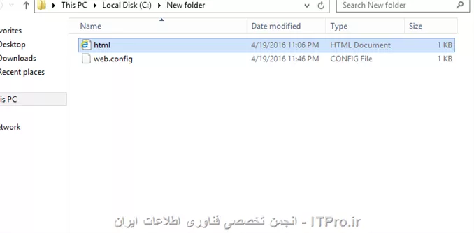  ciscoman1994  به این تصویر دقت کنید ببینید میتونید اشکال کار کجاست  ||http://network.tosinso.com/files/get/73b6902a-927b-4589-a616-beabbda1ae4e||

حالا به این تصویر دقت کنید این فایل html  میخوام باز کنم از طریق وب سرورم اما نمیشه 
||http://network.tosinso.com/files/get/c3f6ae8a-fb5b-4b05-bb36-b7bef209db04||