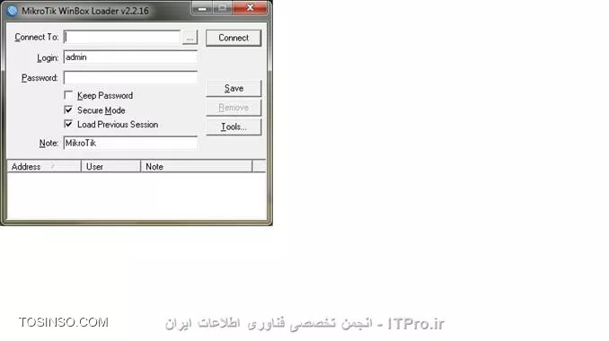 با سلام
میکروتیک ورژن 6.11 رودرماشین مجازی نصب کردم  ولی در لیست winbox نمیاره 

||http://tosinso.com/files/get/a7c5f288-78a9-4d60-819a-9443004f7b3b||
||http://tosinso.com/files/get/f7febfc0-2246-43a3-8150-804df6c5237c||
||http://tosinso.com/files/get/c40cbfe5-290e-4044-a826-2048bb65c296||
البته چندتا میکروتیک در سطح سازمان است که اونها رو در لیست نشون میده