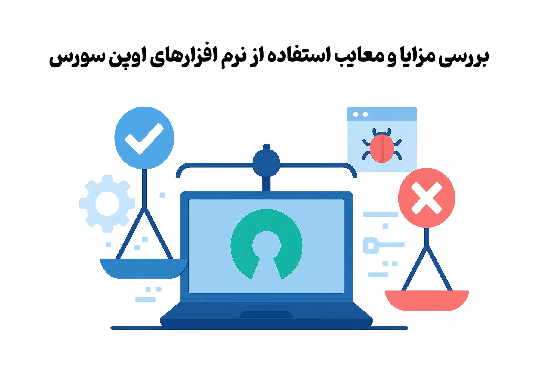 بررسی مزایا و معایب استفاده از نرم افزارهای اوپن سورس