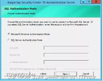 آموزش نصب سرور کسپراسکی + SQL