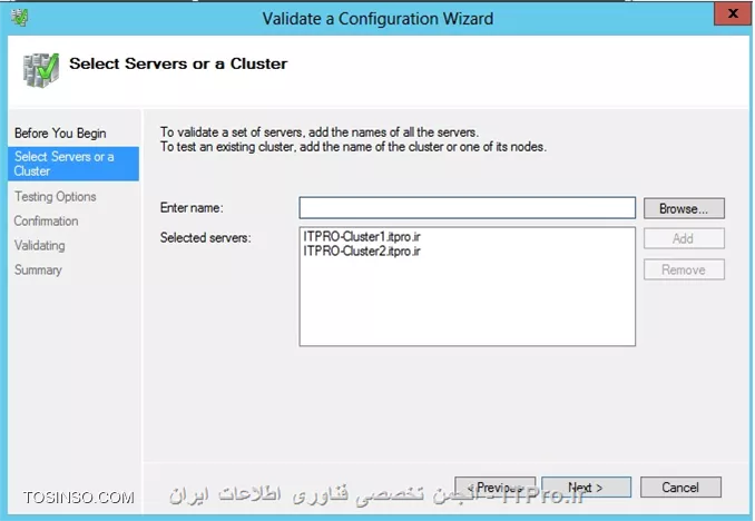 آموزش راه اندای Failover Clustering در ویندوز سرور 2012 و SQL سرور