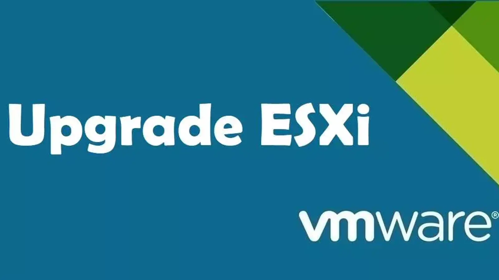 آموزش به روز رسانی ESXi 4 و ESXi 5 به نسخه بالاتر
