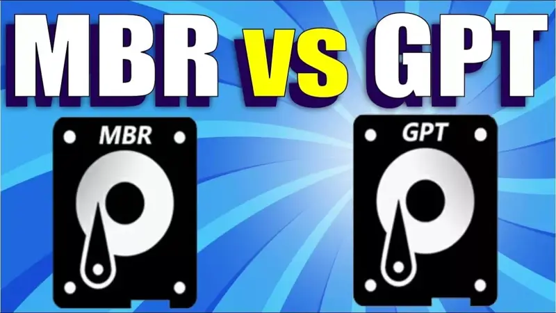 تفاوت فرمت MBR و GPT در پارتیشن بندی دیسک چیست؟