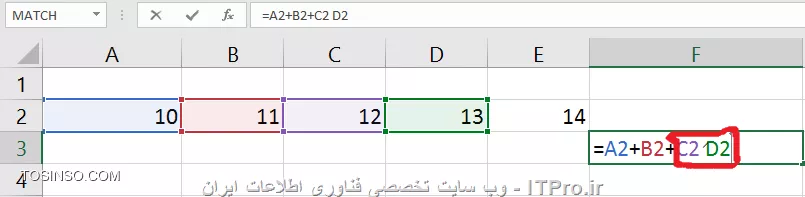 با سلام خدمت همه علاقه مندان ITPRO ؛ در ادامه مبحث خطا های اکسل در *بخش چهارم *، می خواهیم به بحث خطاهای موجود و رایج در اکسل بپردازیم ، اکثرکاربران نرم افزار اکسل که گهگداری بر حسب نیاز به اکسل رجوع می کنند ، مطمنا در هنگام مواجهه با این خطا ها کار برایشان سخت می شود و شاید نتوانند خطای مورد نظر را برطرف نمایند. ما سعی می کنیم تا حد امکان تمام مواردی را که باعث بوجود آمدن این خطا ها می شوند را بیان کنیم و کاربران محترم در صورت رعایت این موارد می توانند بدون خطا کارشون رو در اکسل انجام دهند.معمولا در سلولی که فرمول را وارد می کنیم اگر اشتباهی داشته باشیم نام خطای موجود به همراه یک مثلث رنگی بصورت پیشفرض سبز رنگ در گوشه بالا سمت چپ سلول درج می شود. 

*خطای !NULL#*
خطای فوق در مواقع زیر اتفاق می افتد.
*عدم استفاده از علائم در توابع اکسل مانندعلامت *:* به معنای تا*
||http://tosinso.com/files/get/9f1aa679-99ba-4a0a-8f3b-a410066c6238||

*عدم استفاده از علائم جدا کننده در توابع اکسل مانندعلامت *; و ,* به معنای جداکننده فرمول ها و محدوده ها*
||http://tosinso.com/files/get/0e8170fa-ed52-4dd3-80f0-a2c2a3a7c6e1||
||http://tosinso.com/files/get/8820fffb-90dd-4c1e-889f-2d6855b2ee56||

*عدم استفاده صحیح از عملگرها در فرمول ها *
||http://tosinso.com/files/get/c6789104-9e2e-412a-a835-6e2f8f305b30||
||http://tosinso.com/files/get/4620f81a-4156-43dd-a7d6-dd2553f9de47||

*عدم وجود تقاطع در سطر و ستون  انتخاب شده*
در تصویر زیر سلول C2 به صورت مشترک بین سطر و ستون  می باشد و عدد 12 نمایش داده می شود
||http://tosinso.com/files/get/79f9c14e-7655-44ad-aef0-7d8a7a1bbd39||
||http://tosinso.com/files/get/602931d4-0ef7-44fd-8c23-80fccc4a516f||
در تصاویر زیر به علت عدم وجود سلول متقاطع مشترک پیغام خطا نشان داده می شود.
||http://tosinso.com/files/get/8dab7e64-0a49-476d-9af1-cf5d73961ab7||
||http://tosinso.com/files/get/18c56c7c-3999-4ada-b35a-6db075f940b0||


با ادامه مقوله خطا های اکسل در قسمت های بعدی با ما همراه باشید. 



نویسنده : احمد نظری
منبع : |جزیره مبانی کامپیوتر و مهارت های هفتگانه وب سایت توسینسو::https://tosinso.com/icdl|
هرگونه نشر و کپی برداری بدون ذکر منبع و نام نویسنده دارای اشکال اخلاقی می باشد.  
