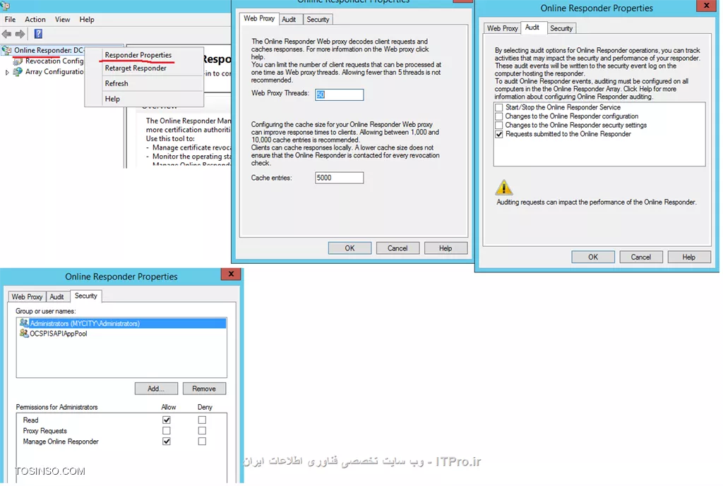 آموزش جامع PKI در مایکروسافت و Active Directory Certificate Services : قسمت چهارم