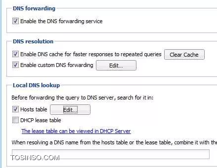 تنظیمات dns‌ 