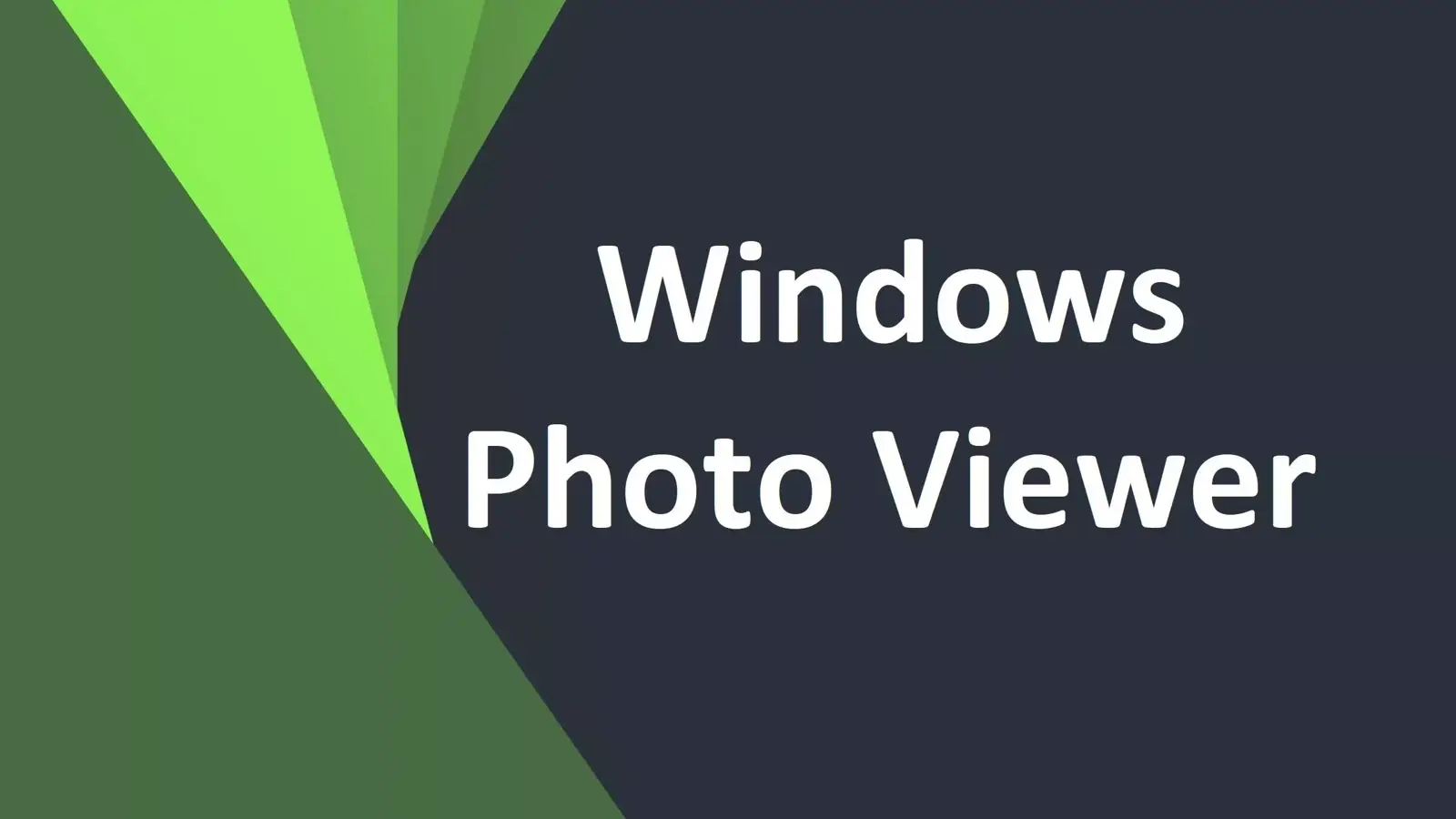 آموزش تغییر رنگ پس زمینه ابزار Windows Photo Viewer