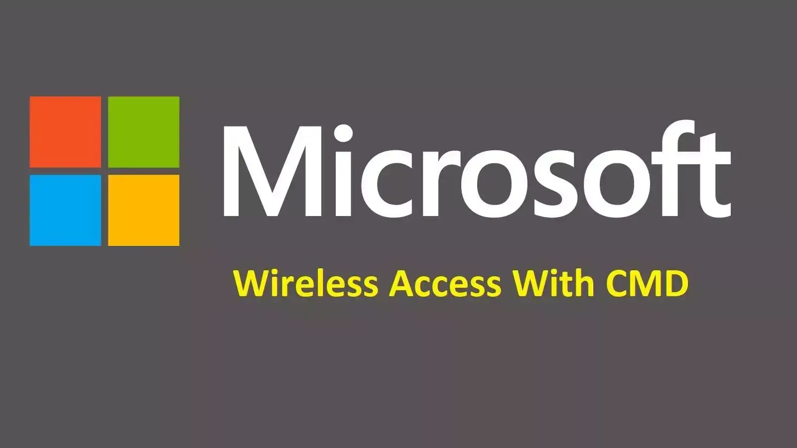 آموزش وصل شدن به شبکه وایرلس (بیسیم) با دستورات CMD