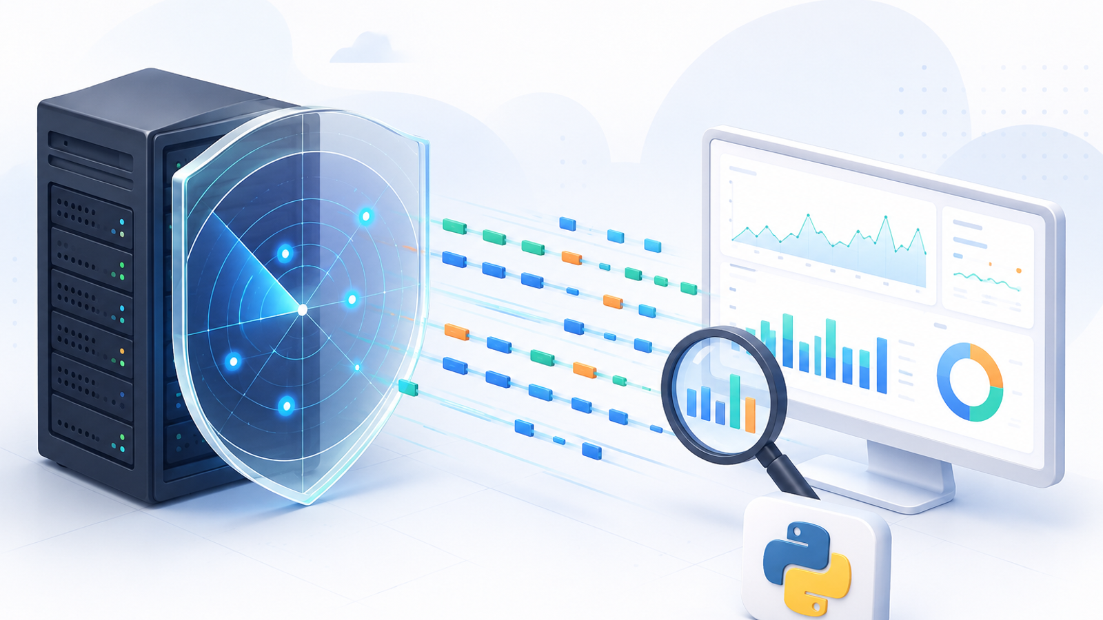 رادار پنهان سرور: مانیتورینگ لحظه‌ای و شمارش پکت‌های وب با Prometheus در پایتون