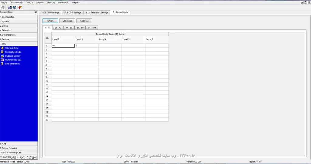 وب سایت توسینسو