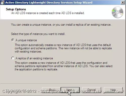 آموزش نصب سرویس Active Directory Lighweight Directory Service یا ADLDS