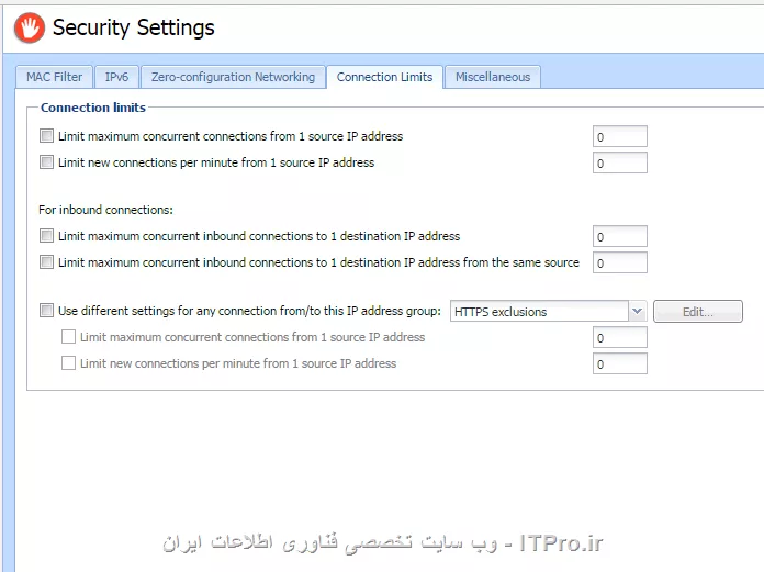سلام
دوستان من اگر بخوام به دو تا از یوزرهای دامین محدودیت سرعت دانلود بدم این تنظیمات درسته؟
(کریو جوین دامین هست- تایمم درسته - نسخه 9.1 کرک استفاده کردم - همه چیز رو تقریبا غیرفعال کردم آنتی ویروس رول هارو ...  از کریو فقط بابت اکانتینگ میخوام استفاده کنم فایروال جدا توی شبکه دارم) 
با تنظیمات توی عکس فقط رول اول که میگه یوزر hdm1 سرعت 4مگ اعمال میشه و هر دو یوزر با 4 دانلود میکنن و اگر رول دوم بیارم بالای رول اول اینبار هر دو یوزر با 2مگ دانلود میکنن. انگار که اصلا رول دومی اعمال نمیشه و رول اول روی همه اعمال میشه. مشکل کجاست ؟؟؟؟
برای یه همچین سناریویی حتما باید ssl و NTLM انجام بشه ؟

||http://tosinso.com/files/get/405cba72-0376-4d5d-b246-90a5e0e4c3d1||
||http://tosinso.com/files/get/e887e0f4-2f9c-4a6b-a2d5-860a643546f5||
||http://tosinso.com/files/get/375d4171-c03d-434e-97fe-9c8ffbfb5c95||
||http://tosinso.com/files/get/4acffdf8-c0d0-4dee-bb72-c07540d32219||
||http://tosinso.com/files/get/dea40584-982d-49c3-b72a-3eec90656a6c||
||http://tosinso.com/files/get/cc02a98b-148c-4556-8268-37614fe27e70||
||http://tosinso.com/files/get/5491c004-0eb7-425c-95a0-baaa32c3fd10||
||http://tosinso.com/files/get/b633b7b0-ab5e-4334-bd7e-45a01c8bc64b||
||http://tosinso.com/files/get/dc68e2f0-32e1-4ced-8a8f-a5b78751201a||
||http://tosinso.com/files/get/02d5b587-a1d5-4118-b654-16fd12362a8c||
||http://tosinso.com/files/get/c0a87cbb-61ad-4816-b53e-3b861e13bb21||
||http://tosinso.com/files/get/1e712277-c685-4b40-9682-ae38be8551c6||
||http://tosinso.com/files/get/8ef9852c-abf6-4291-bbdd-ff49982a5ecb||
||http://tosinso.com/files/get/37d4bc14-b560-46e0-b893-03f22135650c||
||http://tosinso.com/files/get/19488166-764f-4a3a-93e8-66e37ae7c3c0||

