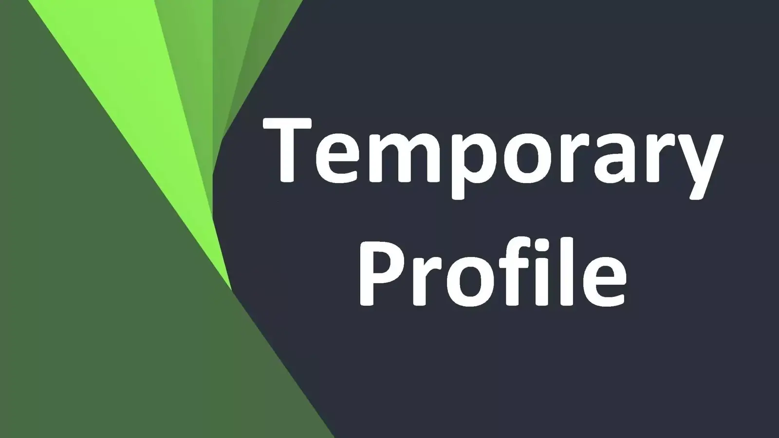 آموزش رفع مشکل حذف شدن اطلاعات دسکتاپ کاربران (Temporary Profile)