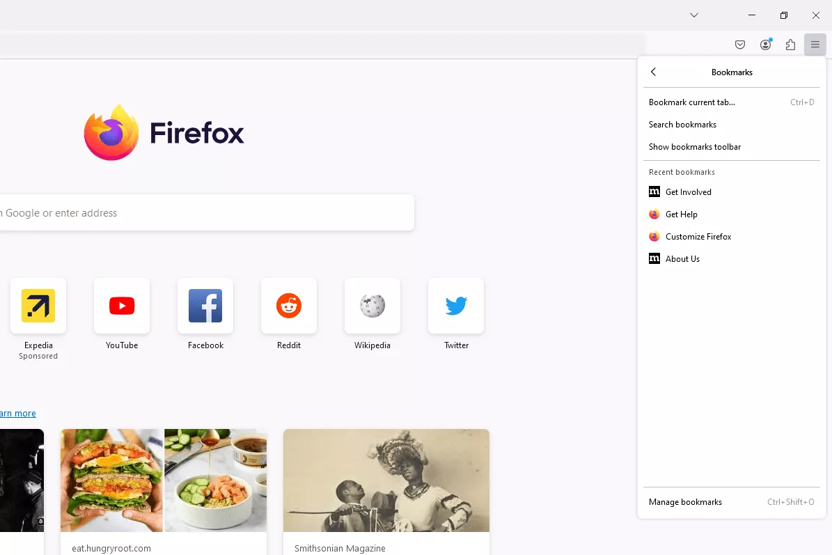 بوکمارک در فایرفاکس