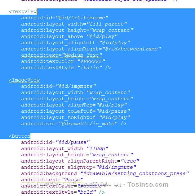 همونطور که  گفتیدکار رو انجام دادم یعنی + رو از  id ها حذف کردم  درسته  :
||https://programming.tosinso.com/files/get/ce31025b-d43a-4896-b3a4-12158dec2086||
ولی نمیدونم چرا این ارور  برطرف نمیشه 
بنظرشما مشکل میتونه از R.java باشه؟