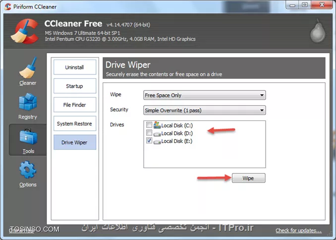 آموزش CCleaner : ابزار جامع بهینه سازی و تمیز کردن ویندوز