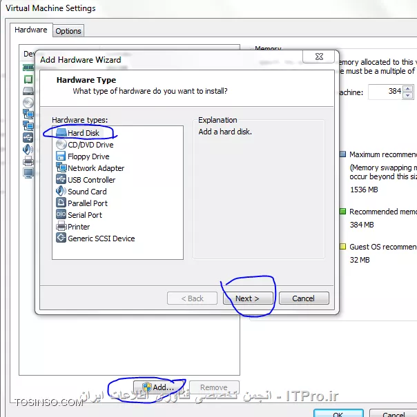دوست عزیز همونطور که دوستمون گفتن چون شما توی vmware ویندوز xp نصب کردید و در هر حال از هارد هاست اصلیتون استفاده میکنید بهتره توی تنظیمات vmware یک هارد دیسک جدید اضاف کنید تا این مشکلاتم نداشته باشید و بعد تو ویندوز xp  خودتون اون رو انلاین و فرمت کنید ||http://icdl.tosinso.com/files/get/036e1493-1370-45fd-b32b-a6a09b9855c2||
||http://icdl.tosinso.com/files/get/cfa233d2-7368-4cf4-b209-3e8c15c0e827||