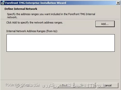 آموزش تصویری نصب و راه اندازی TMG 2010 بر روی سرور 2008