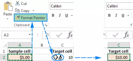 نحوه کار با Format Painter