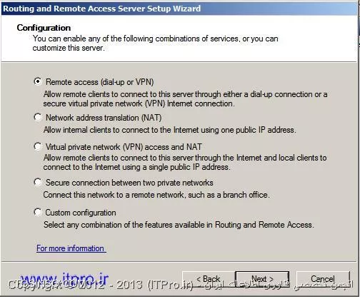 راه اندازی Network Access Protection