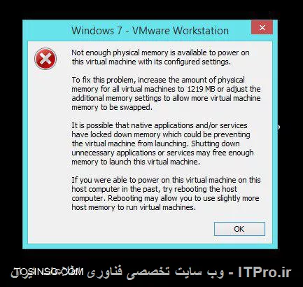 سلام   vmware من کاهی بالا نمیاد و این  خطا رو میده. لطفا راهنماییم کنین . ممنون||http://tosinso.com/files/get/d15cbd1e-42b2-4672-bc69-8ee59ed929b1||