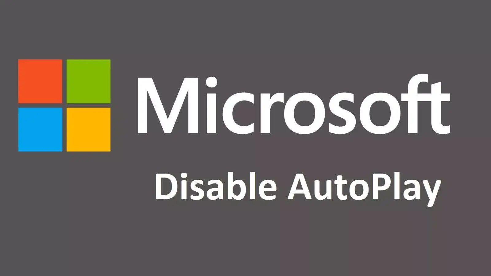 آموزش غیرفعال کردن AutoPlay در ویندوز