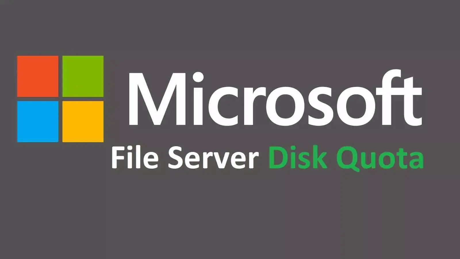 کاملترین آموزش اعمال محدودیت حجم دیسک ( Disk Quota ) در DFS