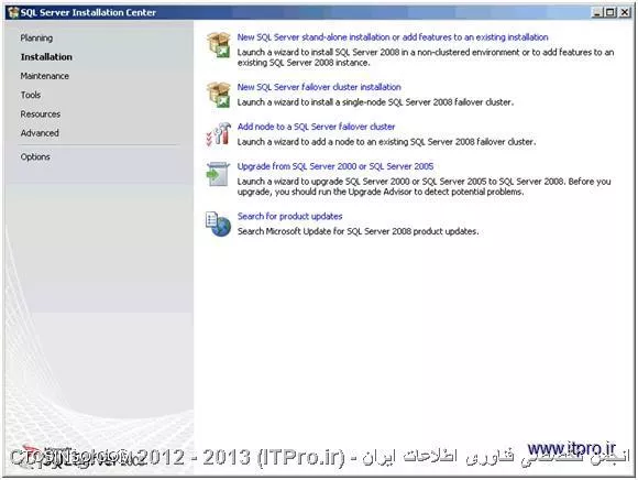 آموزش تصویری نصب SQL Server